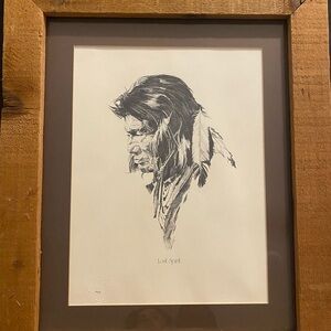 1979 “Lost spirit” hand drawn framed artwork